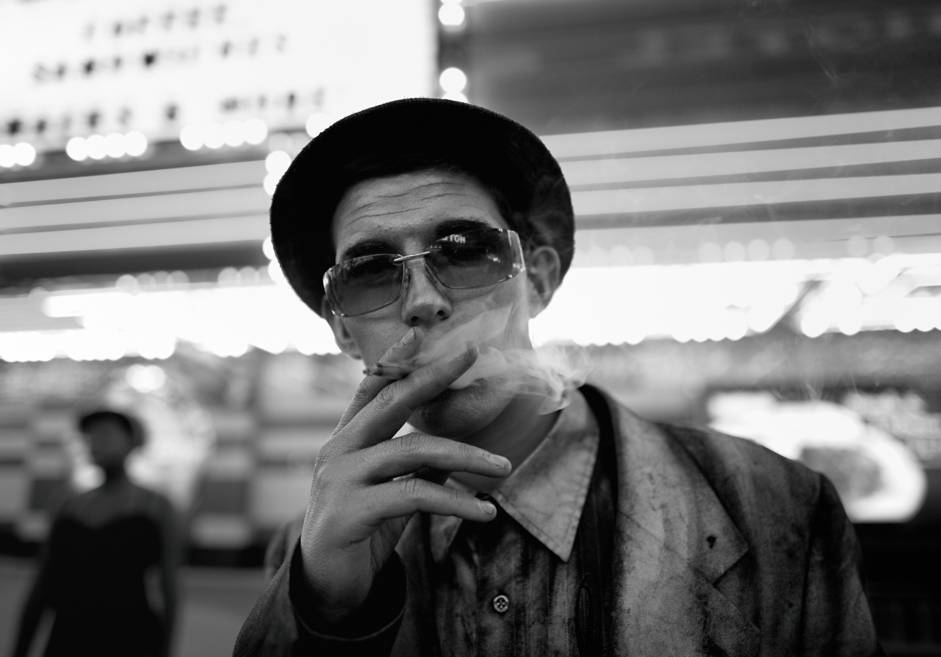 Old Las Vegas Street Performer